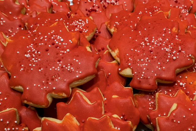 Maple Leaf Sugar Cookies